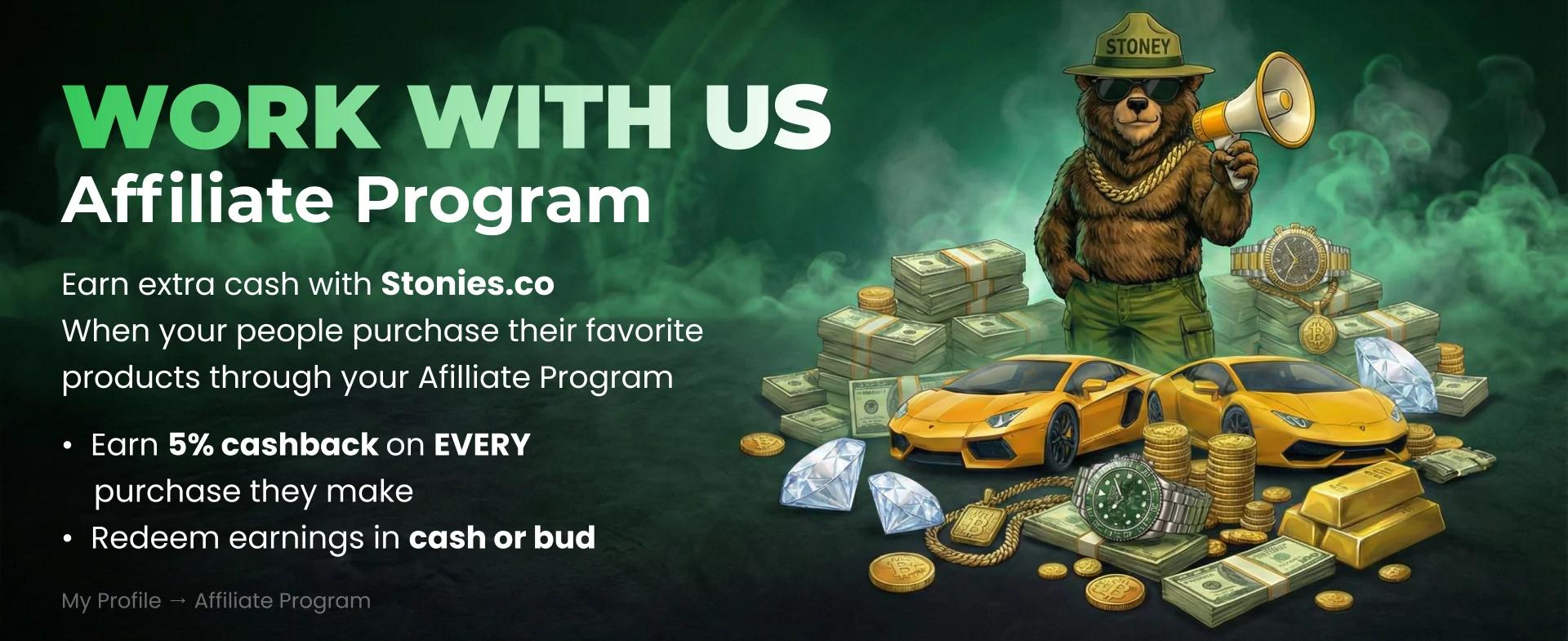 Stonies - Become an Affiliate