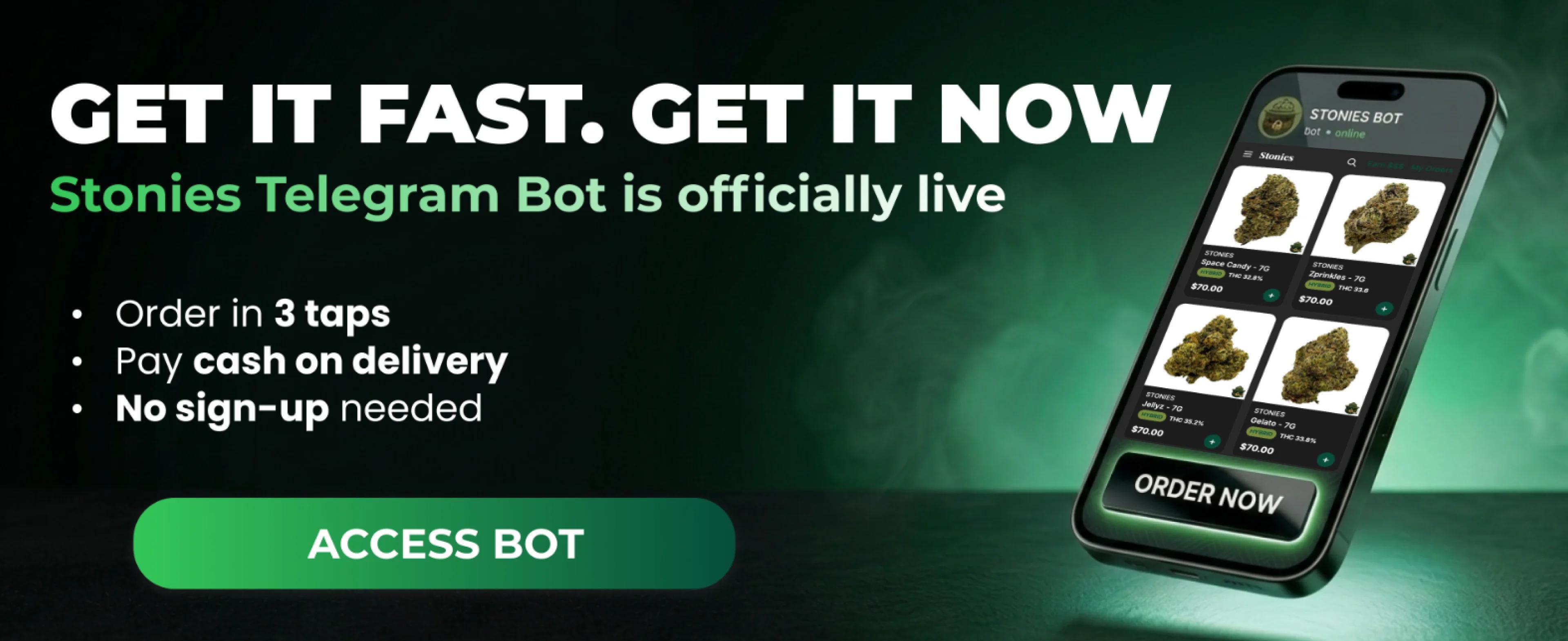 Stonies - Order via Telegram Bot